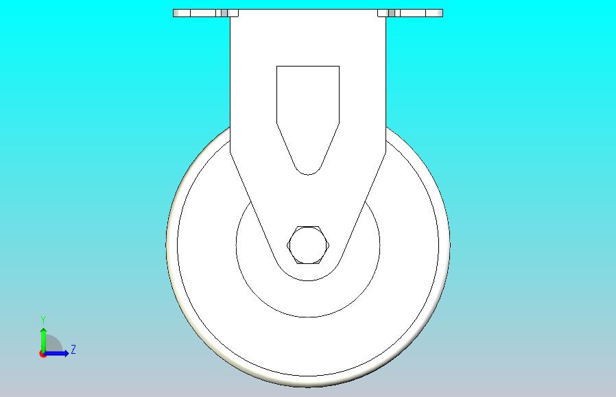 脚轮CKQ01-D100-PB