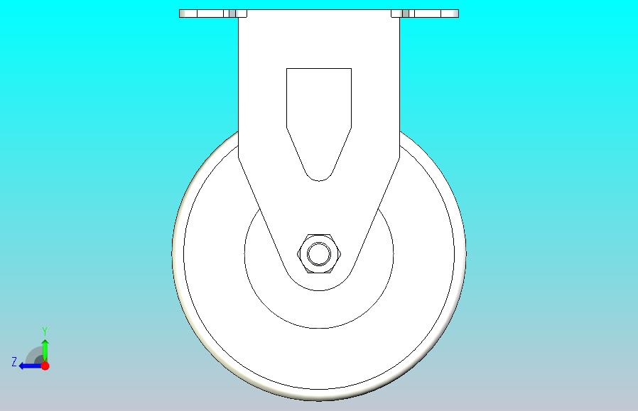 脚轮CKQ01-D100-PB