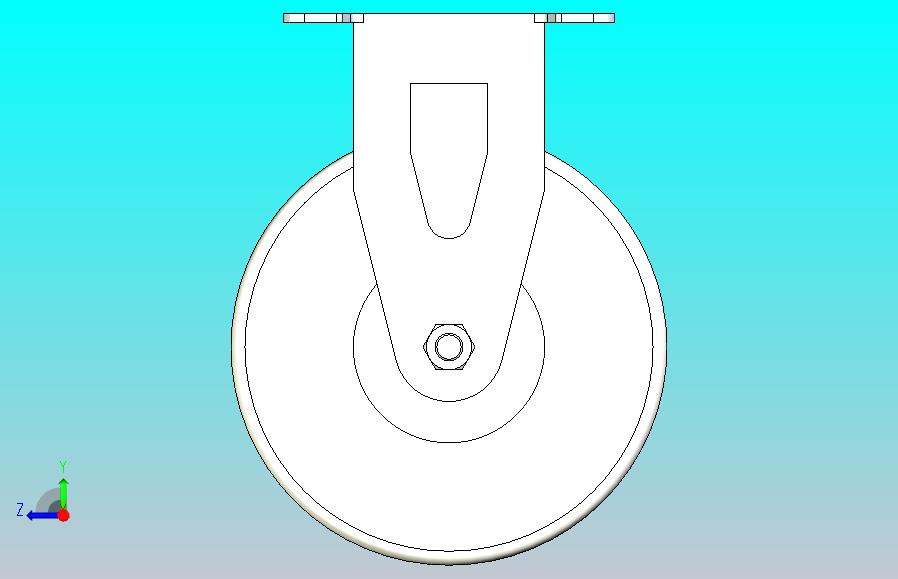 脚轮CKQ01-D125-PB