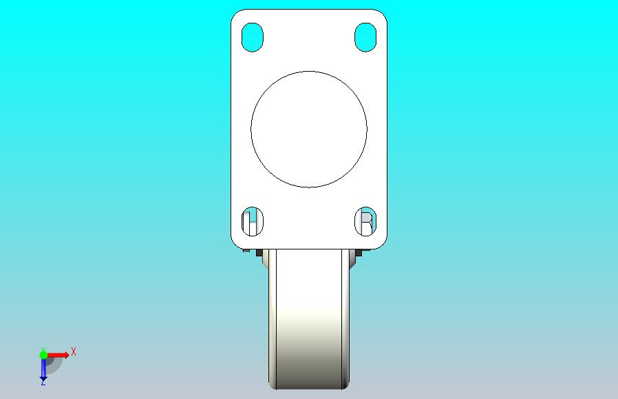 脚轮CKR01-D125-PB