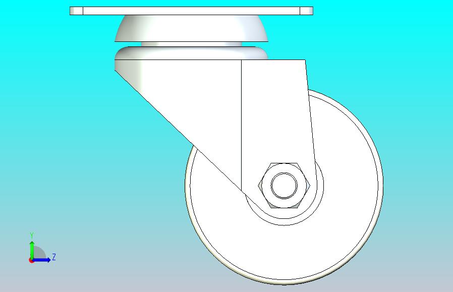 脚轮CKS01-D75-UP