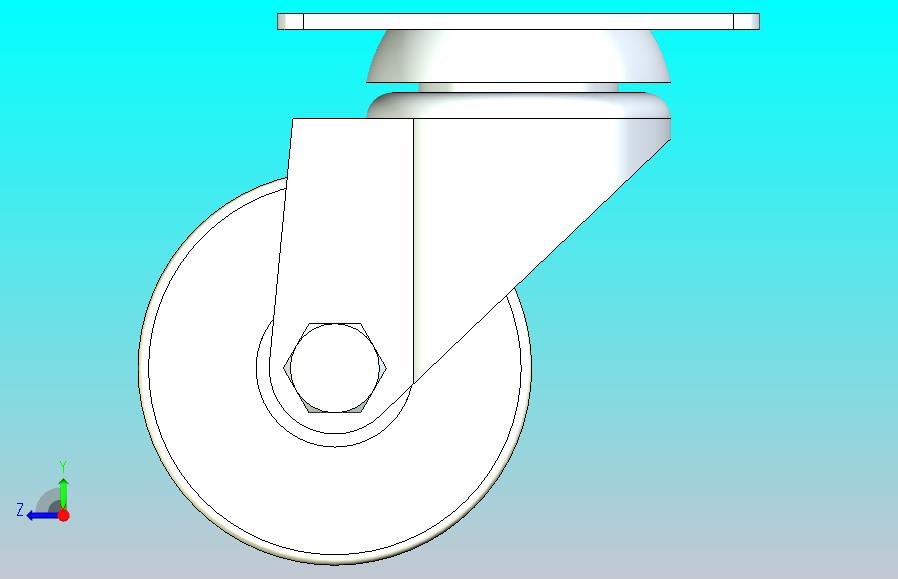 脚轮CKS01-D75-UP