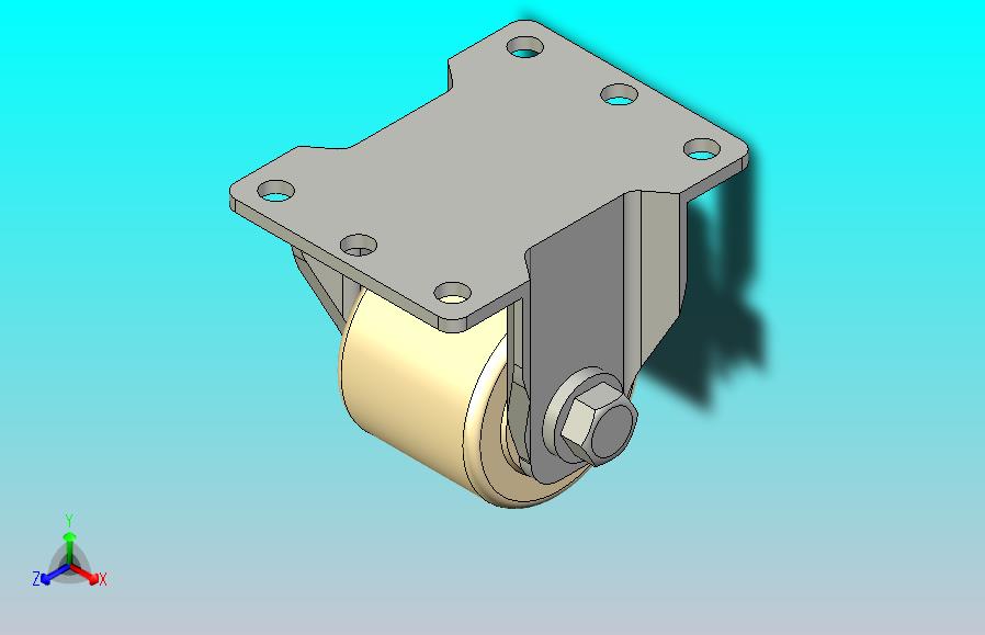 脚轮J-CRA21-D60-UL