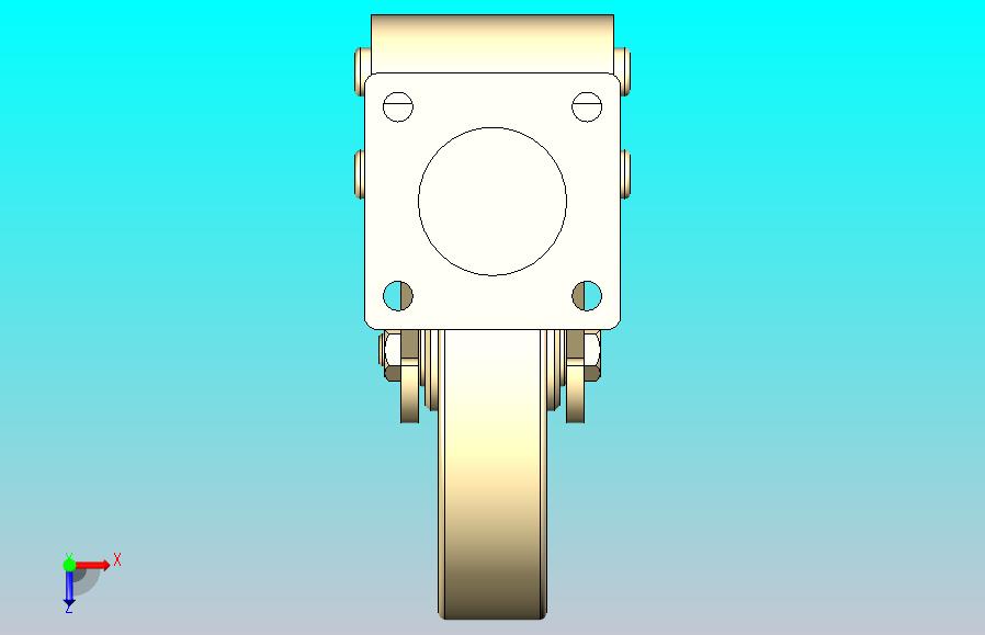 脚轮J-CVA01-D200-UL-65