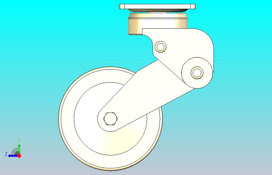 脚轮J-CVB01-D100-UL-65