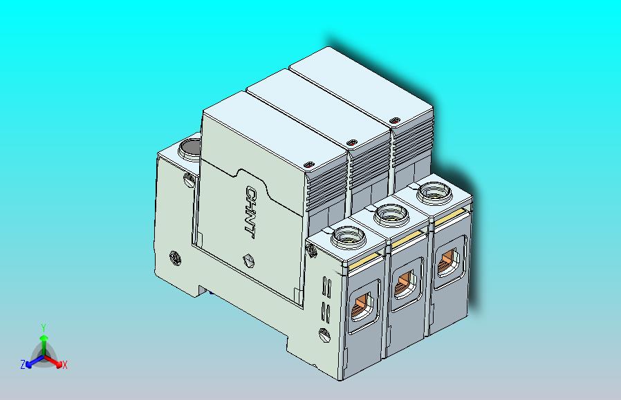正泰电涌保护器NXU-Ⅱ 40kA_385V 3P