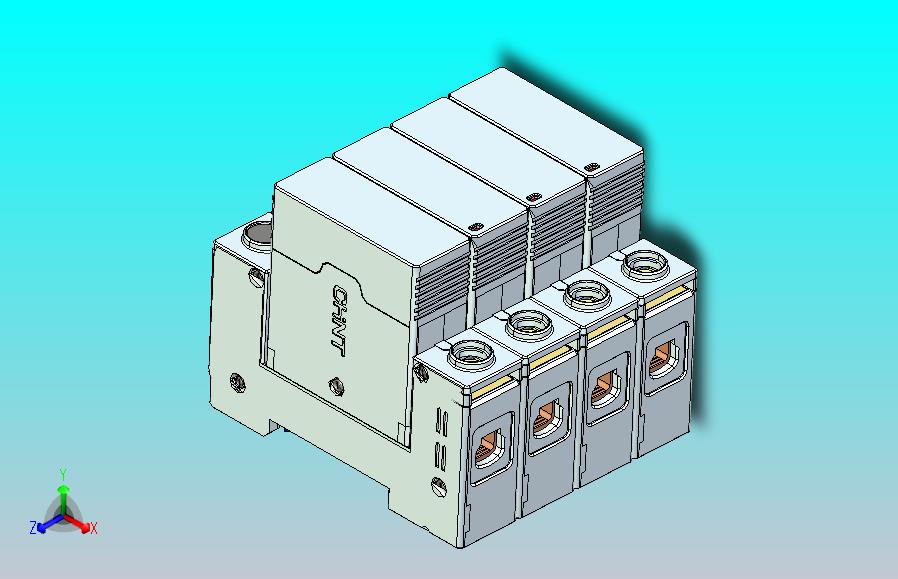 正泰电涌保护器NXU-Ⅱ 40kA_440V 3P+N
