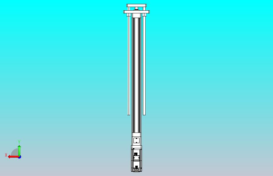 轻载电动缸TPA-ESR40-1210C-L550-M-QDX-W-P40-C3