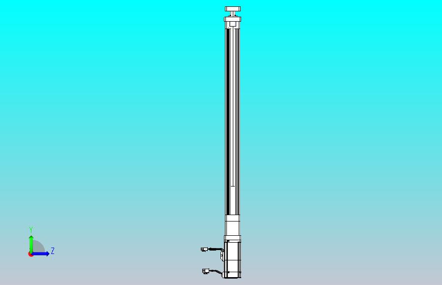 轻载电动缸TPA-ESR40-1210C-L550-M-QDX-W-P40-C3