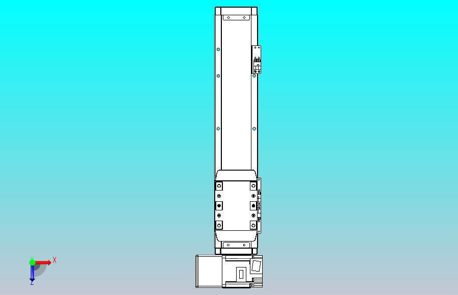 机器人皮带驱动直线轴TPA-GCB-80-P60-L250-LU-M20-N3