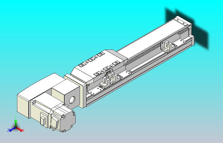 机器人皮带驱动直线轴TPA-GCB-50-P42-L150-QL-M10-N3