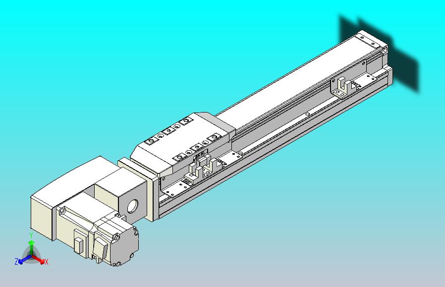 机器人皮带驱动直线轴TPA-GCB-50-P42-L200-QL-M10-N3