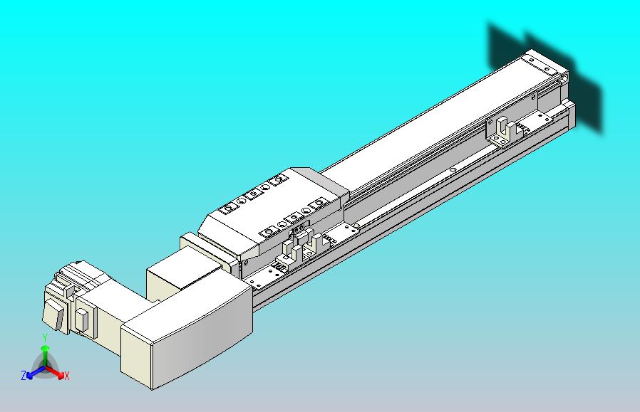 机器人皮带驱动直线轴TPA-GCB-50-P42-L200-QR-M10-N3