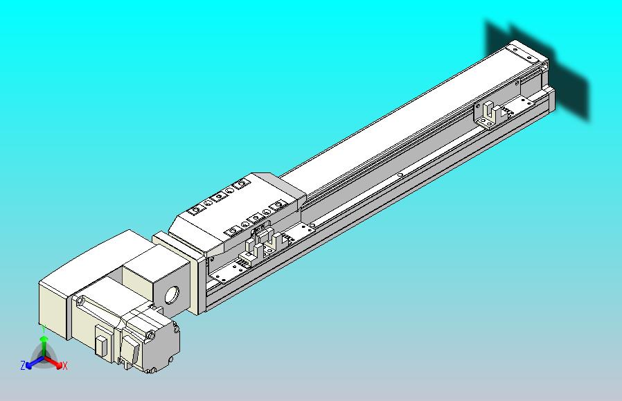 机器人皮带驱动直线轴TPA-GCB-50-P42-L250-QL-M10-N3