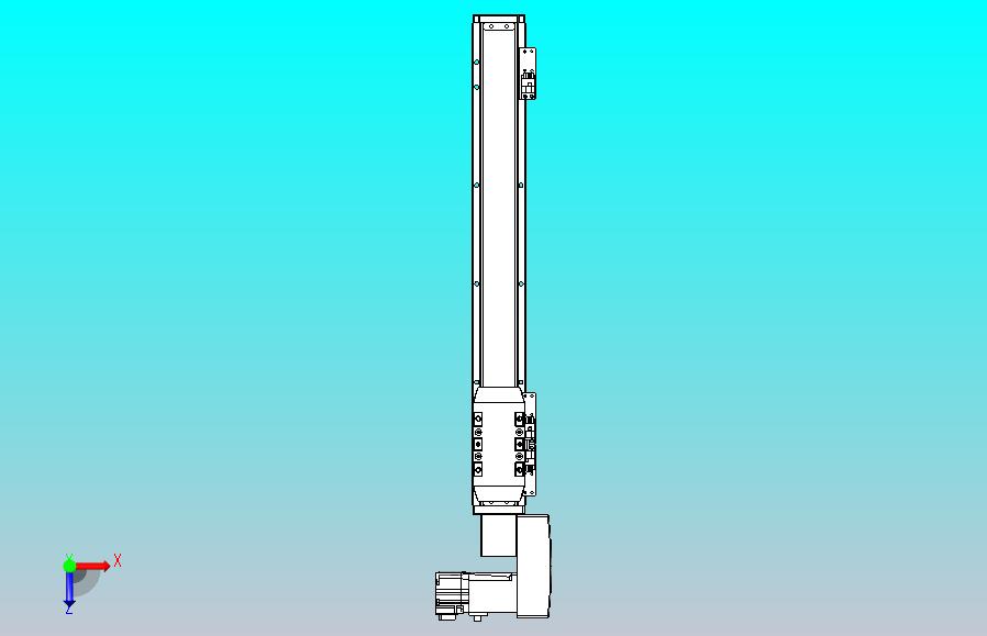 机器人皮带驱动直线轴TPA-GCB-50-P42-L350-QR-M10-N3