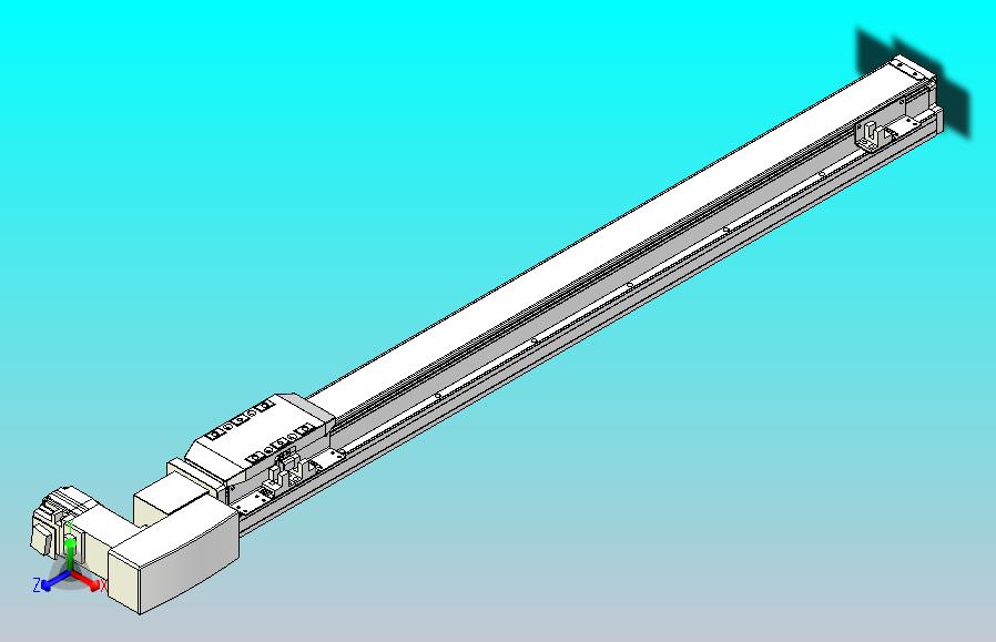 机器人皮带驱动直线轴TPA-GCB-50-P42-L600-QR-M10-N3