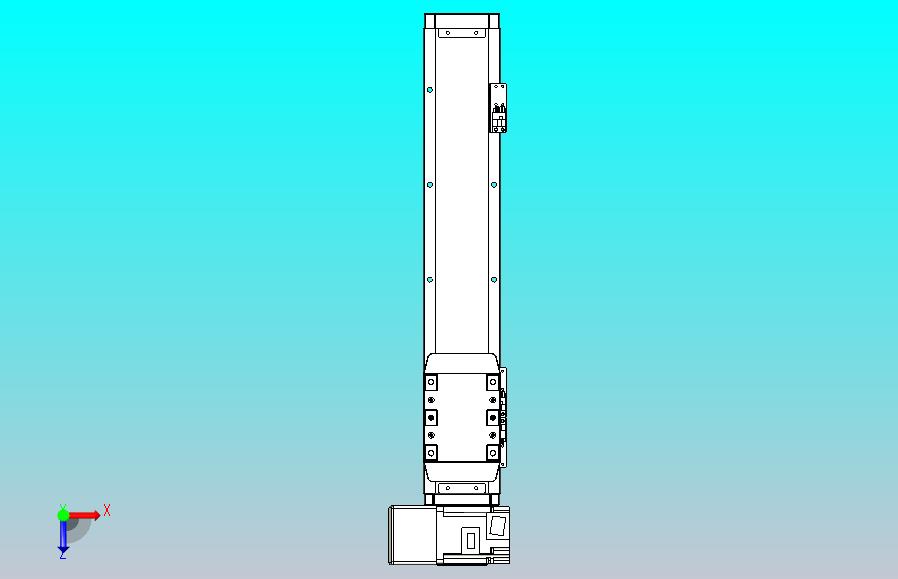 机器人皮带驱动直线轴TPA-GCB-80-P60-L300-LU-M20-N3