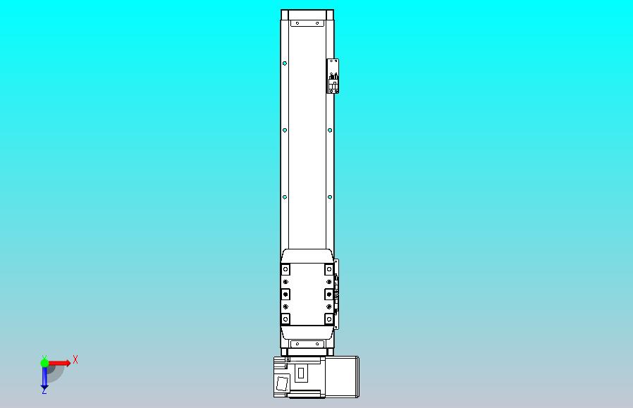 机器人皮带驱动直线轴TPA-GCB-80-P60-L300-RU-M20-N3