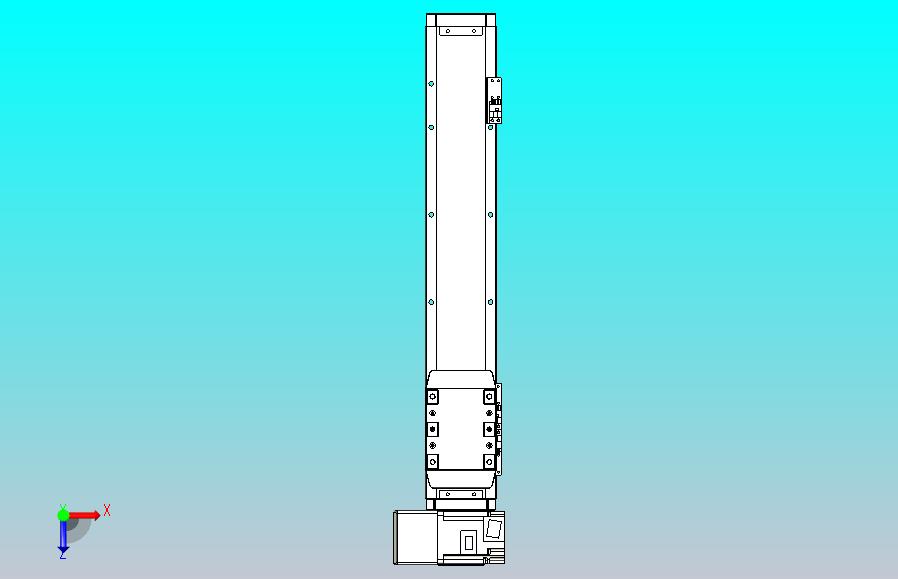 机器人皮带驱动直线轴TPA-GCB-80-P60-L350-LU-M20-N3