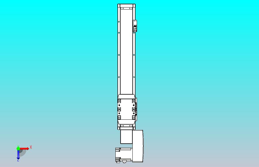 机器人皮带驱动直线轴TPA-GCB-80-P60-L350-QR-M20-N3