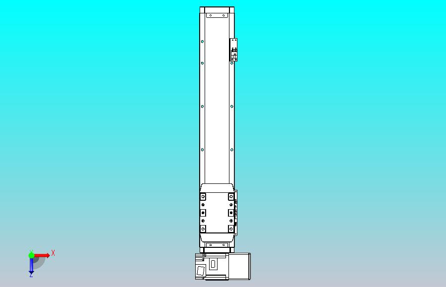 机器人皮带驱动直线轴TPA-GCB-80-P60-L350-RU-M20-N3