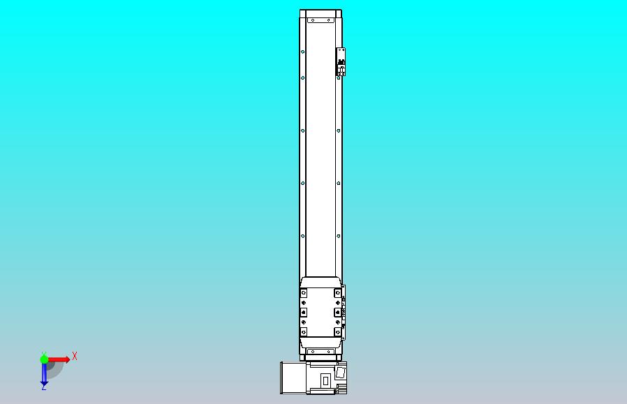 机器人皮带驱动直线轴TPA-GCB-80-P60-L450-LU-M20-N3