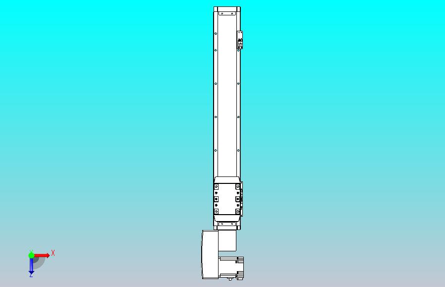 机器人皮带驱动直线轴TPA-GCB-80-P60-L450-QL-M20-N3