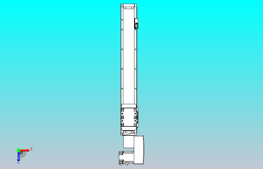 机器人皮带驱动直线轴TPA-GCB-80-P60-L450-QR-M20-N3