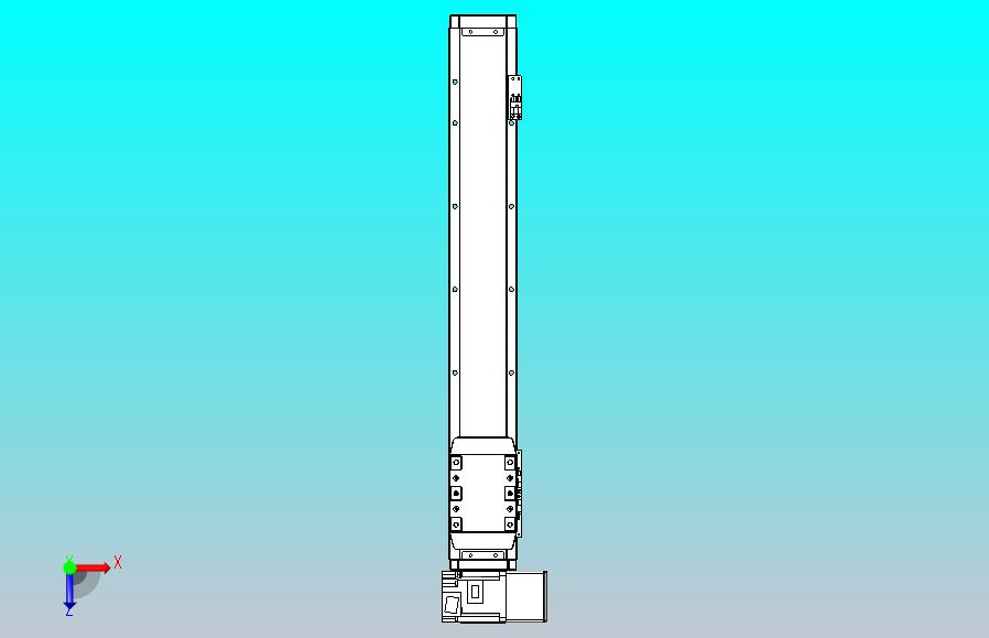 机器人皮带驱动直线轴TPA-GCB-80-P60-L450-RU-M20-N3