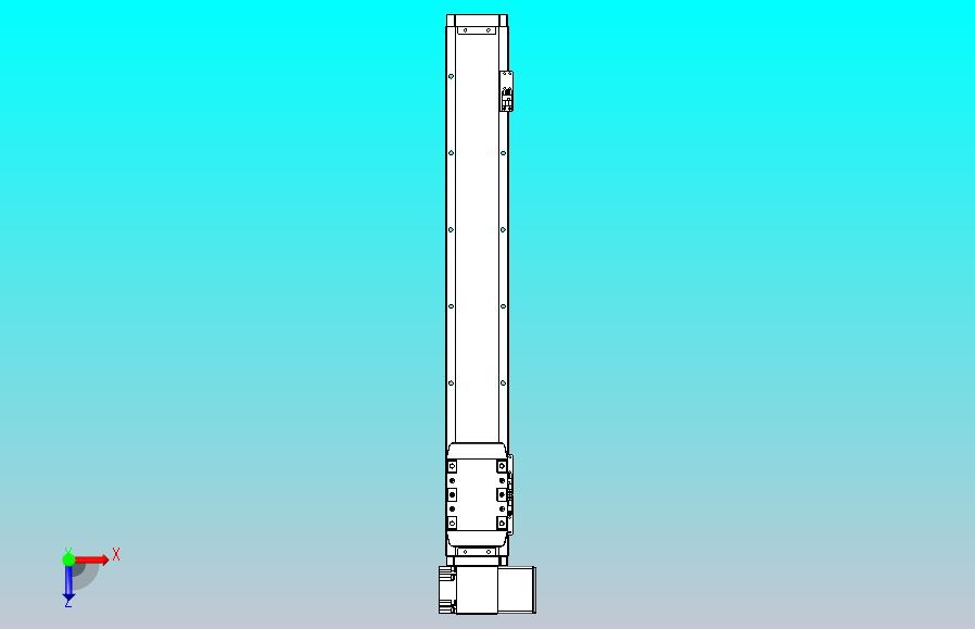机器人皮带驱动直线轴TPA-GCB-80-P60-L500-RP-M20-N3