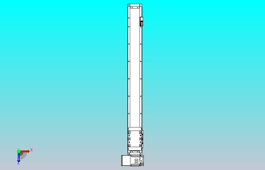 机器人皮带驱动直线轴TPA-GCB-80-P60-L650-LU-M20-N3