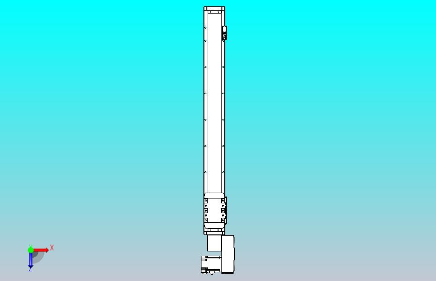 机器人皮带驱动直线轴TPA-GCB-80-P60-L650-QR-M20-N3