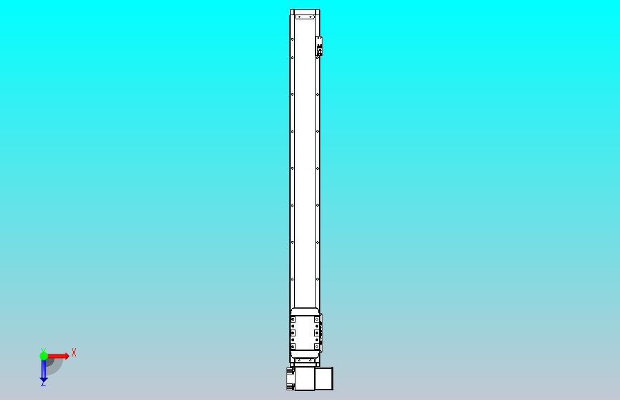 机器人皮带驱动直线轴TPA-GCB-80-P60-L750-RP-M20-N3