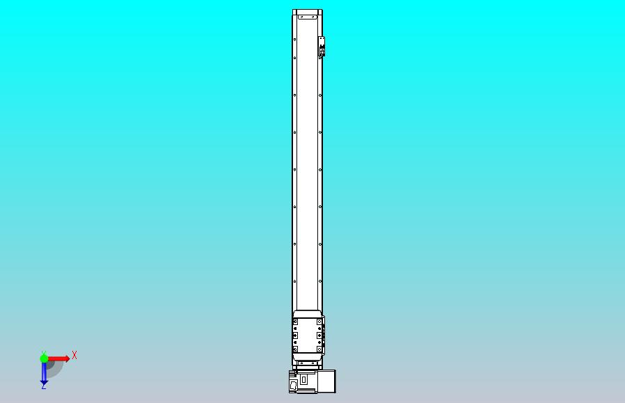 机器人皮带驱动直线轴TPA-GCB-80-P60-L750-RU-M20-N3
