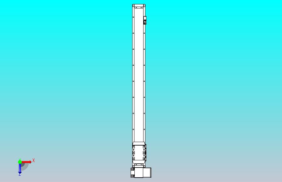 机器人皮带驱动直线轴TPA-GCB-80-P60-L800-RP-M20-N3