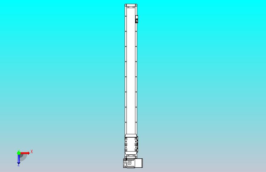 机器人皮带驱动直线轴TPA-GCB-80-P60-L800-RU-M20-N3