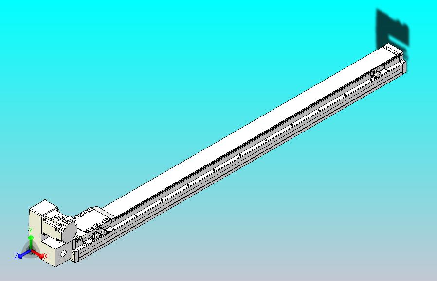 机器人皮带驱动直线轴TPA-GCB-80-P60-L1050-LU-M20-N3