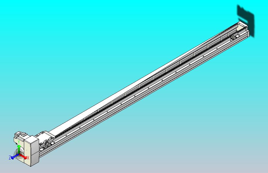 机器人皮带驱动直线轴TPA-GCB-80-P60-L1350-RU-M20-N3