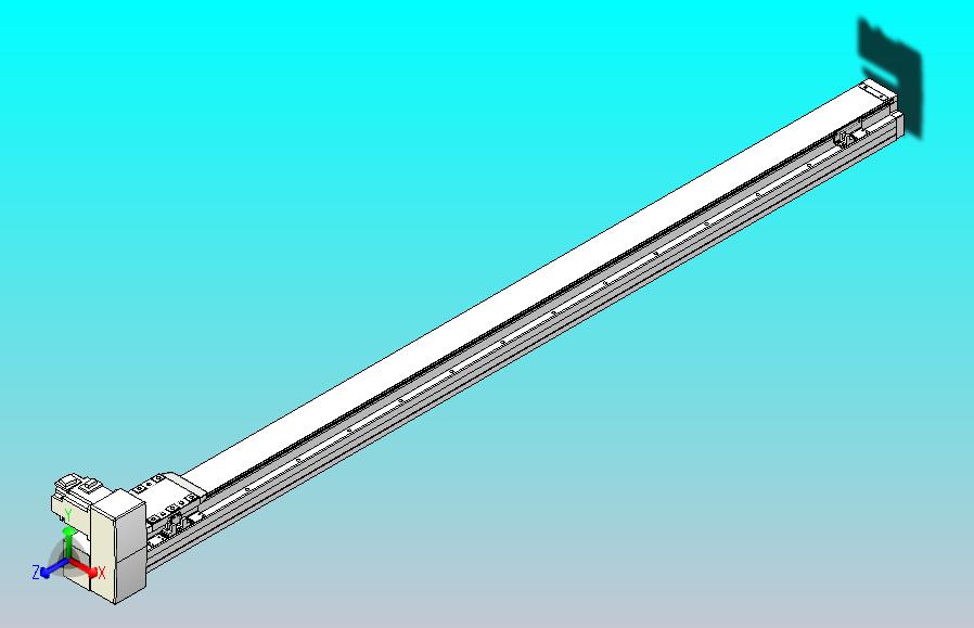 机器人皮带驱动直线轴TPA-GCB-80-P60-L1300-RU-M20-N3