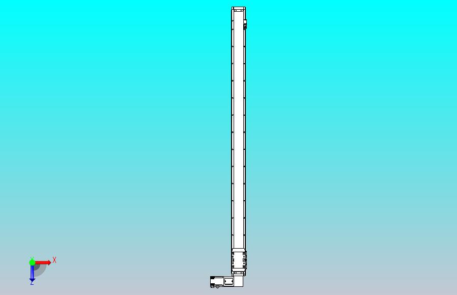 机器人皮带驱动直线轴TPA-GCB-80-P60-L1350-DR-M20-N3