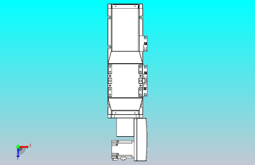 机器人皮带驱动直线轴TPA-GCB-120-P70-L100-QR-M20-N3