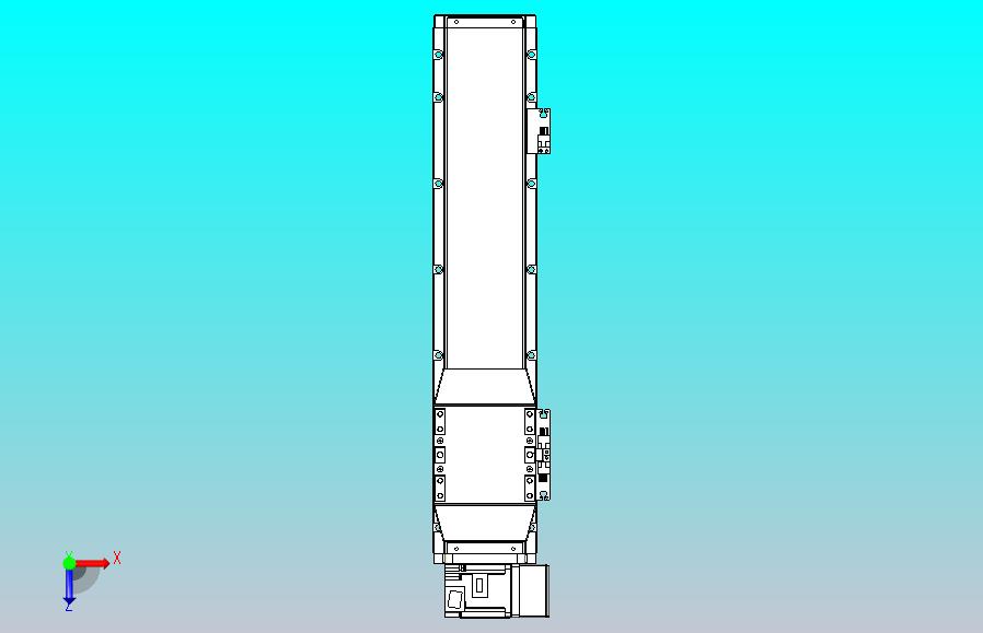 机器人皮带驱动直线轴TPA-GCB-120-P70-L350-RU-M20-N3