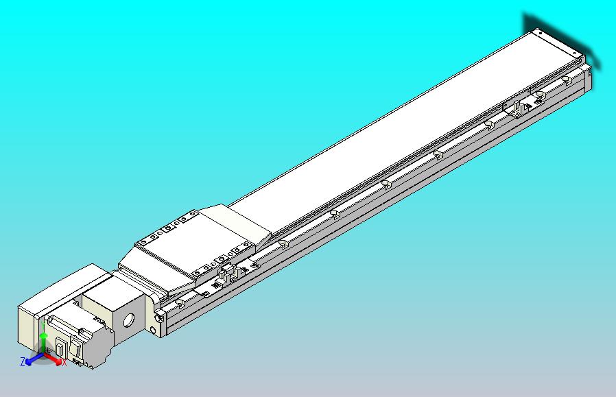 机器人皮带驱动直线轴TPA-GCB-120-P70-L550-QL-M20-N3