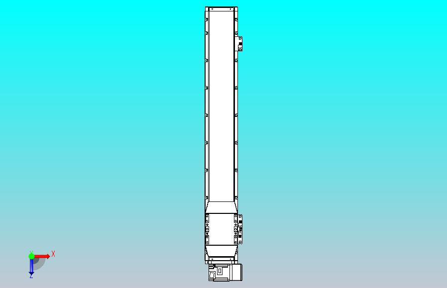 机器人皮带驱动直线轴TPA-GCB-120-P70-L650-RU-M20-N3
