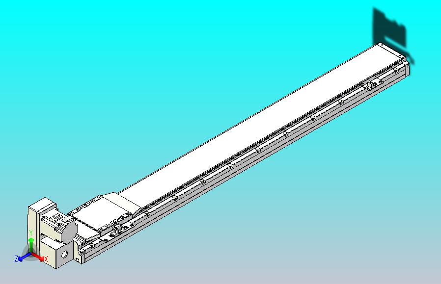 机器人皮带驱动直线轴TPA-GCB-120-P70-L900-LU-M20-N3