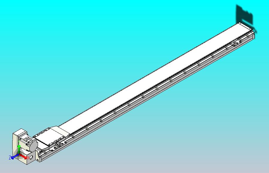 机器人皮带驱动直线轴TPA-GCB-120-P70-L1250-LU-M20-N3