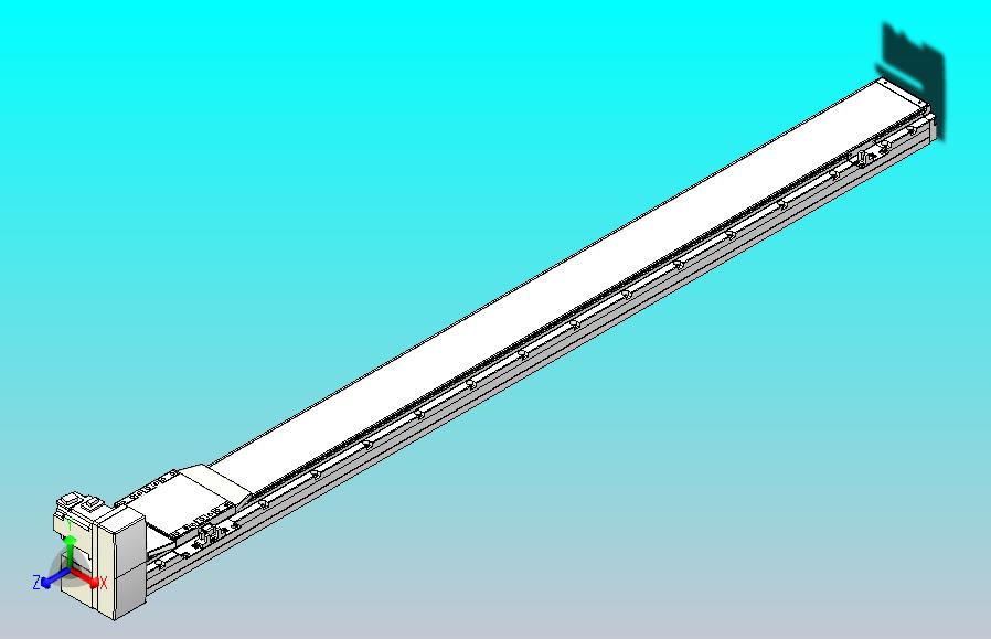 机器人皮带驱动直线轴TPA-GCB-120-P70-L1250-RU-M20-N3