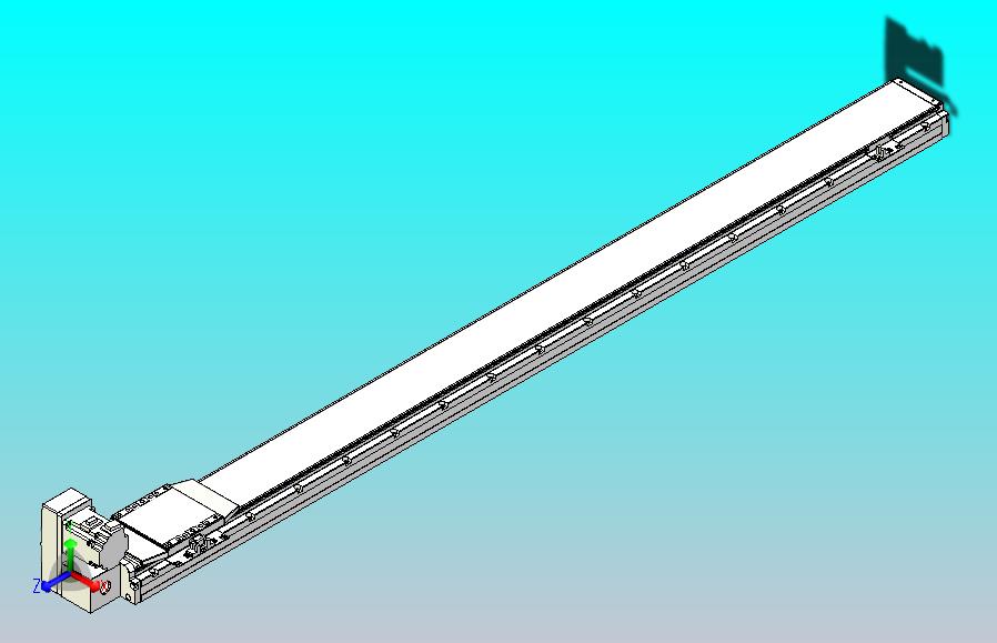 机器人皮带驱动直线轴TPA-GCB-120-P70-L1400-LU-M20-N3