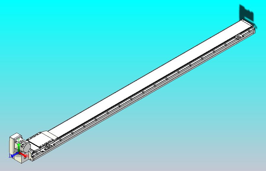机器人皮带驱动直线轴TPA-GCB-120-P70-L1600-LU-M20-N3