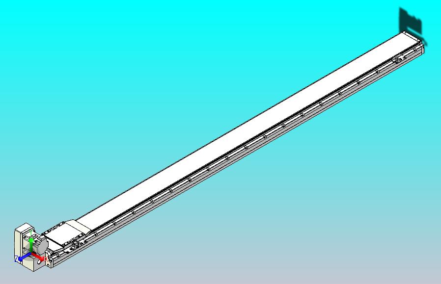 机器人皮带驱动直线轴TPA-GCB-120-P70-L1700-LU-M20-N3